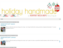 Tablet Screenshot of holidayhandmade.blogspot.com