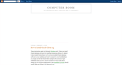 Desktop Screenshot of computer-boom.blogspot.com