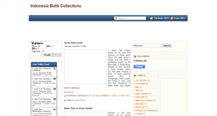 Desktop Screenshot of batik-collections.blogspot.com