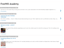 Tablet Screenshot of freewillacademy.blogspot.com