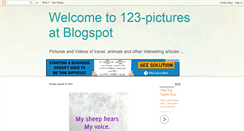 Desktop Screenshot of 123-pictures.blogspot.com