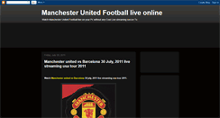 Desktop Screenshot of manchesterunitedvsarsenallive.blogspot.com