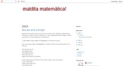 Desktop Screenshot of malditamatematica.blogspot.com