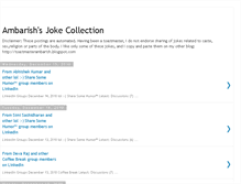 Tablet Screenshot of ambarishsjokecollection.blogspot.com