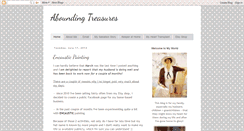 Desktop Screenshot of aboundingtreasures.blogspot.com