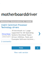 Mobile Screenshot of motherboarddriver.blogspot.com