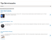 Tablet Screenshot of cara-wirausaha.blogspot.com