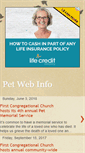 Mobile Screenshot of petwebinfo.blogspot.com