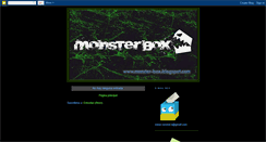 Desktop Screenshot of monster-box.blogspot.com