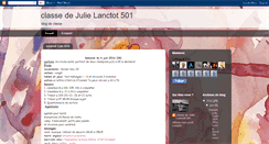 Desktop Screenshot of classedejulielanctot.blogspot.com