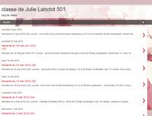 Tablet Screenshot of classedejulielanctot.blogspot.com