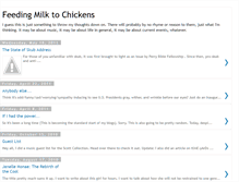 Tablet Screenshot of feedingmilktochickens.blogspot.com