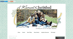 Desktop Screenshot of amomentcherished.blogspot.com