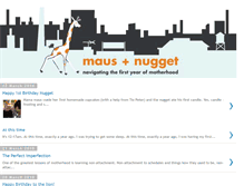 Tablet Screenshot of mausandnugget.blogspot.com