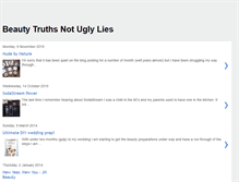 Tablet Screenshot of beautytruthsnotuglylies.blogspot.com