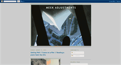 Desktop Screenshot of meekadjustments.blogspot.com