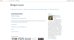 Desktop Screenshot of bridgetlarsen.blogspot.com