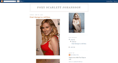 Desktop Screenshot of foxyscarlett.blogspot.com