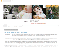 Tablet Screenshot of dearlizziejane.blogspot.com