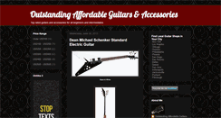 Desktop Screenshot of affordable-guitar.blogspot.com