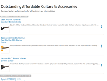 Tablet Screenshot of affordable-guitar.blogspot.com