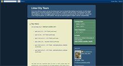 Desktop Screenshot of limatours.blogspot.com