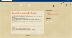Desktop Screenshot of 1000webtips.blogspot.com