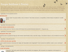 Tablet Screenshot of porquesublimarpreciso.blogspot.com