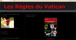 Desktop Screenshot of lesreglesduvatican.blogspot.com