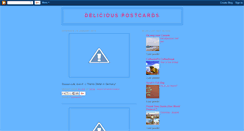Desktop Screenshot of deliciouspostcards.blogspot.com