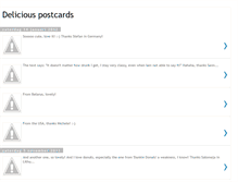 Tablet Screenshot of deliciouspostcards.blogspot.com