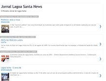 Tablet Screenshot of lagoasantanews.blogspot.com