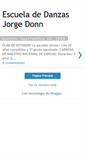 Mobile Screenshot of danzas2jorgedonn.blogspot.com
