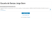 Tablet Screenshot of danzas2jorgedonn.blogspot.com