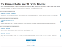 Tablet Screenshot of clarencedudleyleavitt.blogspot.com