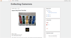 Desktop Screenshot of collectingcamerons.blogspot.com