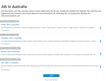 Tablet Screenshot of info-job-australia.blogspot.com