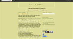 Desktop Screenshot of littlepencilloveletter.blogspot.com