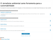 Tablet Screenshot of informacaoambiental.blogspot.com