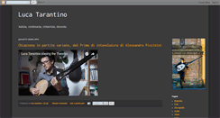 Desktop Screenshot of lucatarantino.blogspot.com