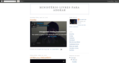 Desktop Screenshot of ministeriolivresparaadorar.blogspot.com
