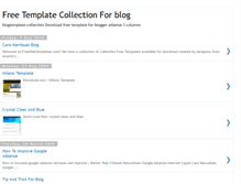 Tablet Screenshot of blogtemplate-collection.blogspot.com