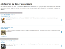 Tablet Screenshot of 1000negocios.blogspot.com