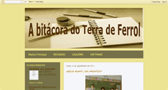 Desktop Screenshot of bitacoraterradeferrol.blogspot.com