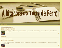 Tablet Screenshot of bitacoraterradeferrol.blogspot.com