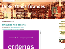 Tablet Screenshot of bibliolhosgrandes.blogspot.com