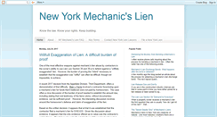 Desktop Screenshot of nymechanicsliens.blogspot.com