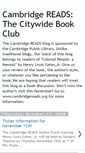 Mobile Screenshot of cambridgereads.blogspot.com