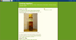 Desktop Screenshot of cooking-together.blogspot.com