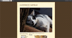 Desktop Screenshot of gatinhoscaipiras.blogspot.com